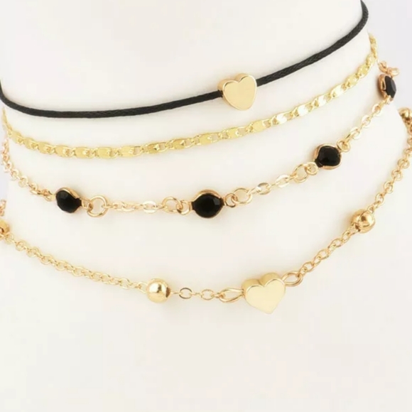 Ankle Set 4 pieces ,Wear all 4 or mix & match - Picture 2 of 9